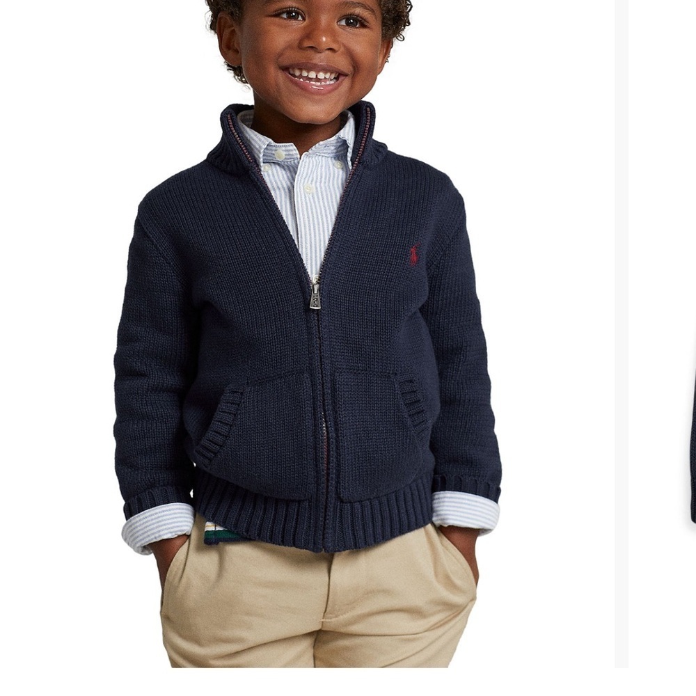 Polo Ralph Lauren Navy Blue Kids Sweater
